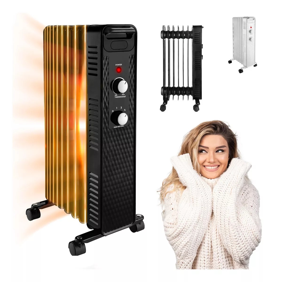 Calentador Calefactor Eléctrico Aceite