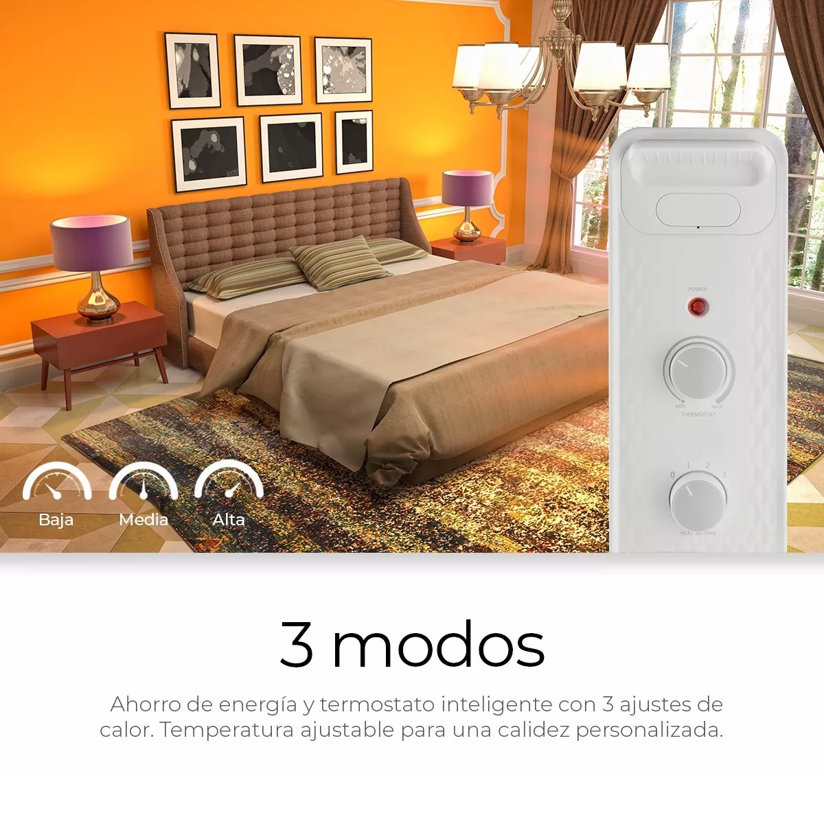 Calentador Calefactor Eléctrico Aceite