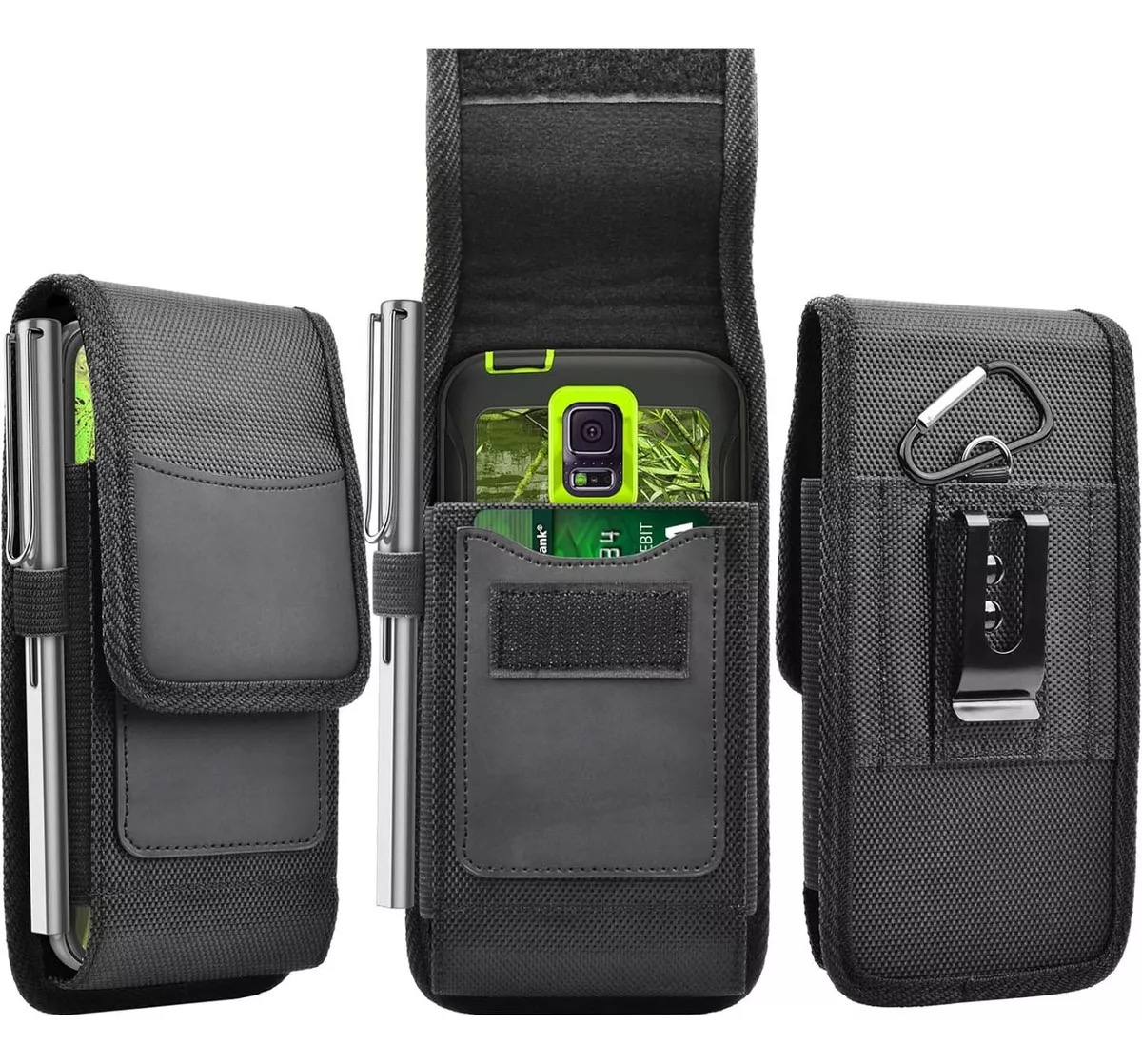 Funda Para Cinturón De Celular Cartera De Nailon Con Clip