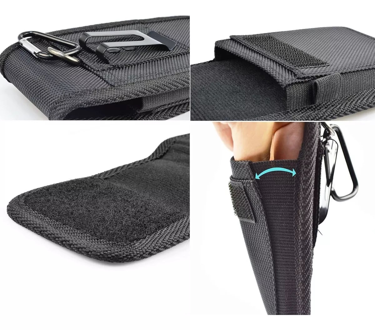 Funda Para Cinturón De Celular Cartera De Nailon Con Clip