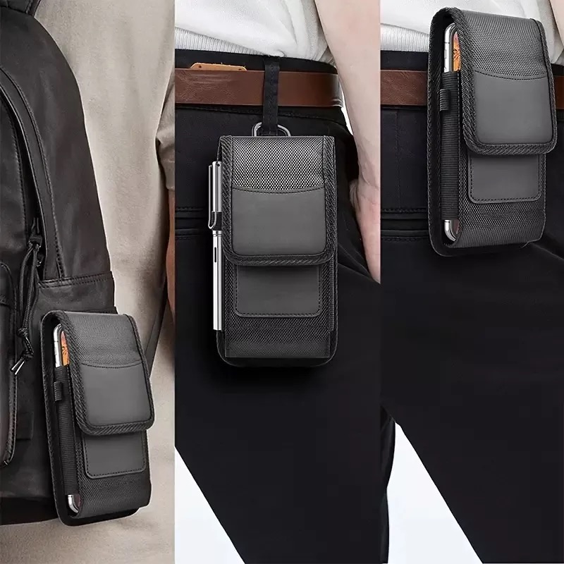 Funda Para Cinturón De Celular Cartera De Nailon Con Clip