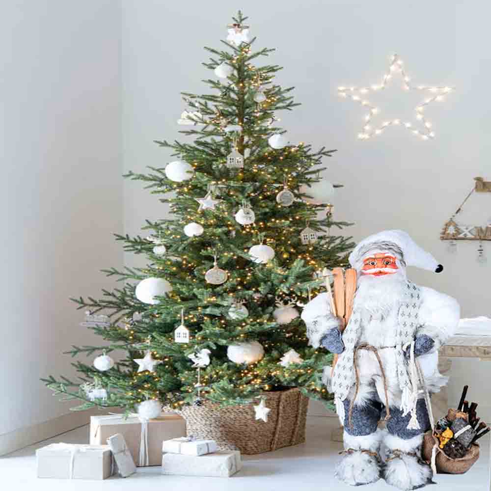 Figura decoración navideña Santa Claus blanco 45 cm Snowy Kyuden Home