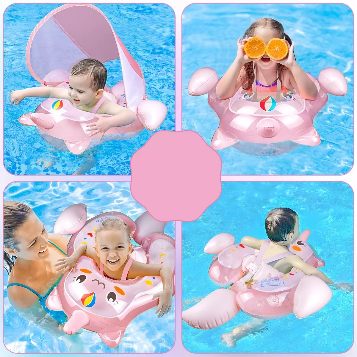 Unicornio Playa Natación Bebé Salvavidas Flotador 6-36meses