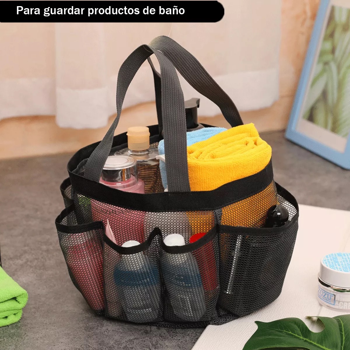 Bolsa De Ducha Portátil Colgante Accesorios De Baño
