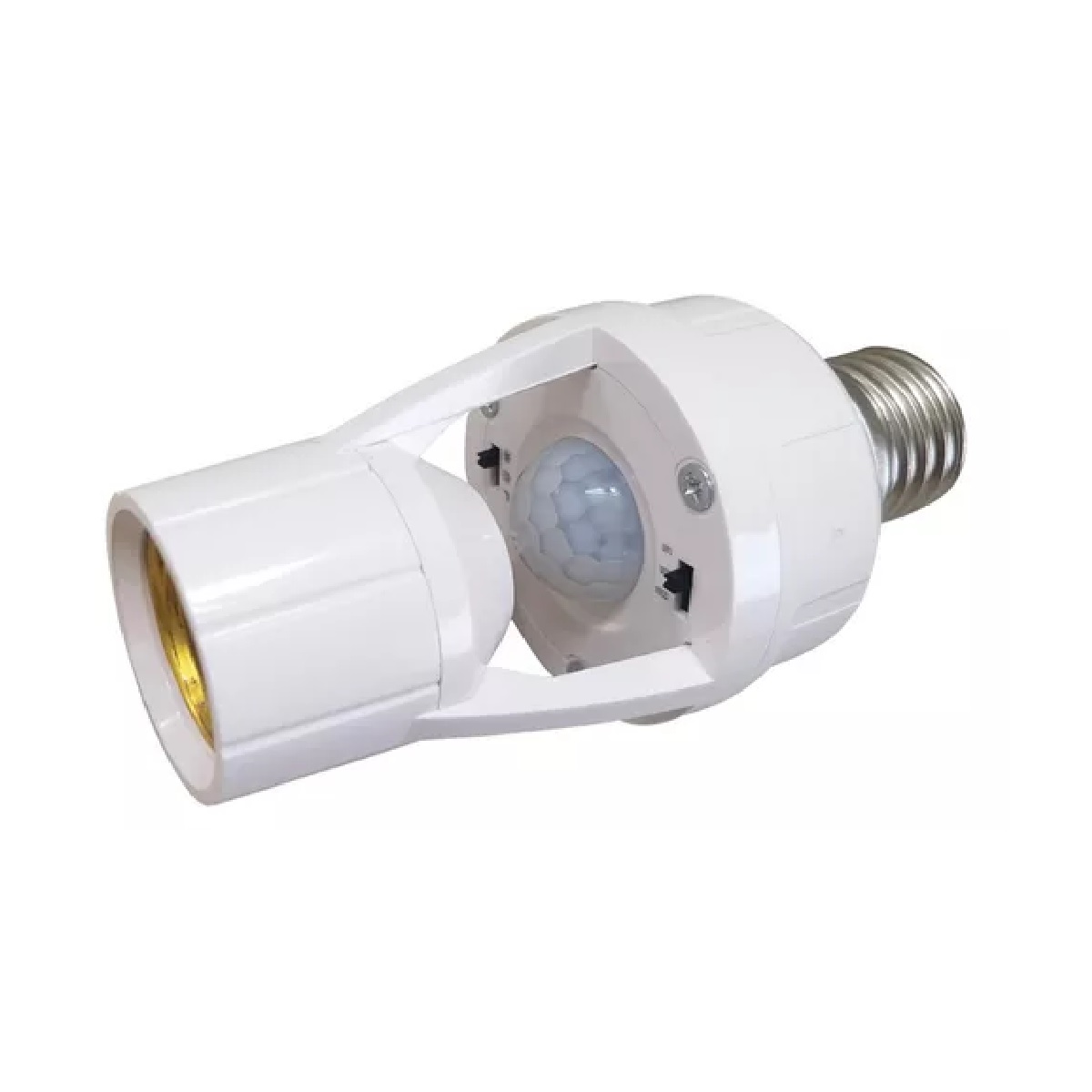 Porta Lámpara Sensor De Movimiento 360° Grados Infrarrojo E27 Socket 