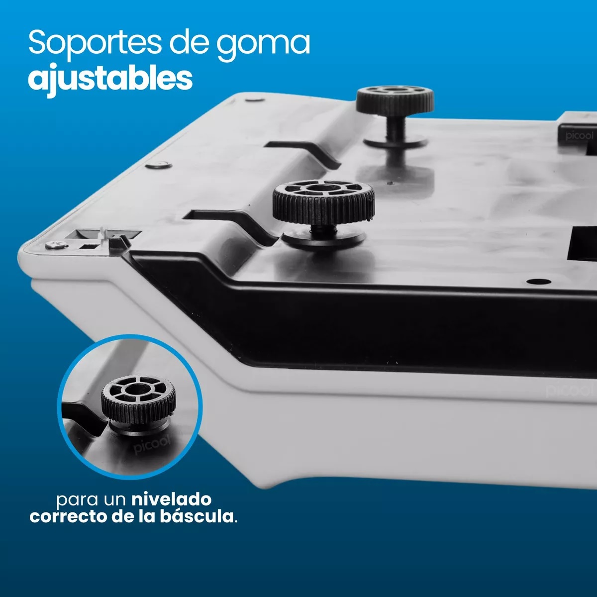 Báscula Comercial Digital 40 Kg Recargable Color Blanco