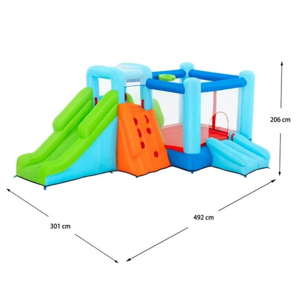 Brincolin Inflable Bestway Niños, Juego Inflable con Toboganes ...