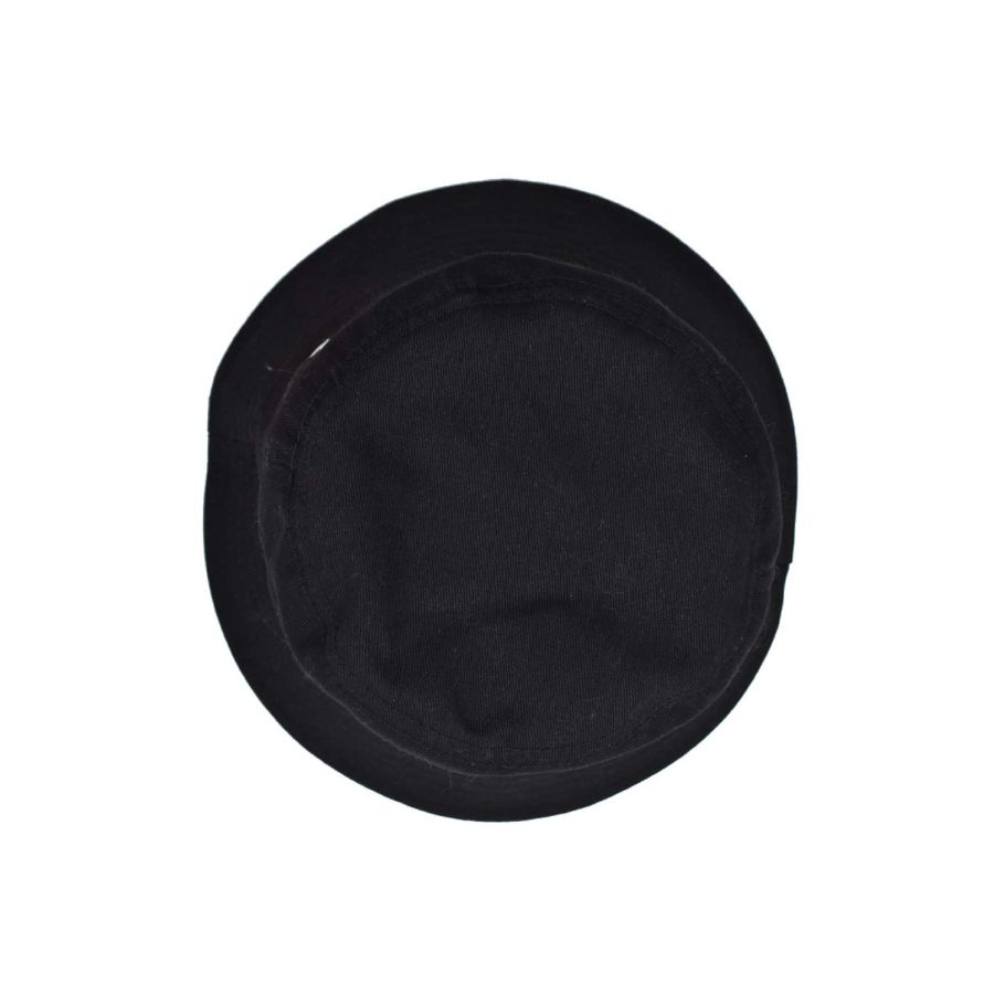 Gorro Bucket Negro con Carita Feliz 