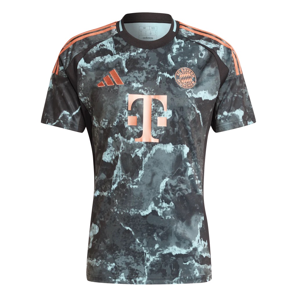 Nuevo! Jersey Bayern Munich Munchen 2024/2025 Visitante Negro Parche Bundesliga Talla XL