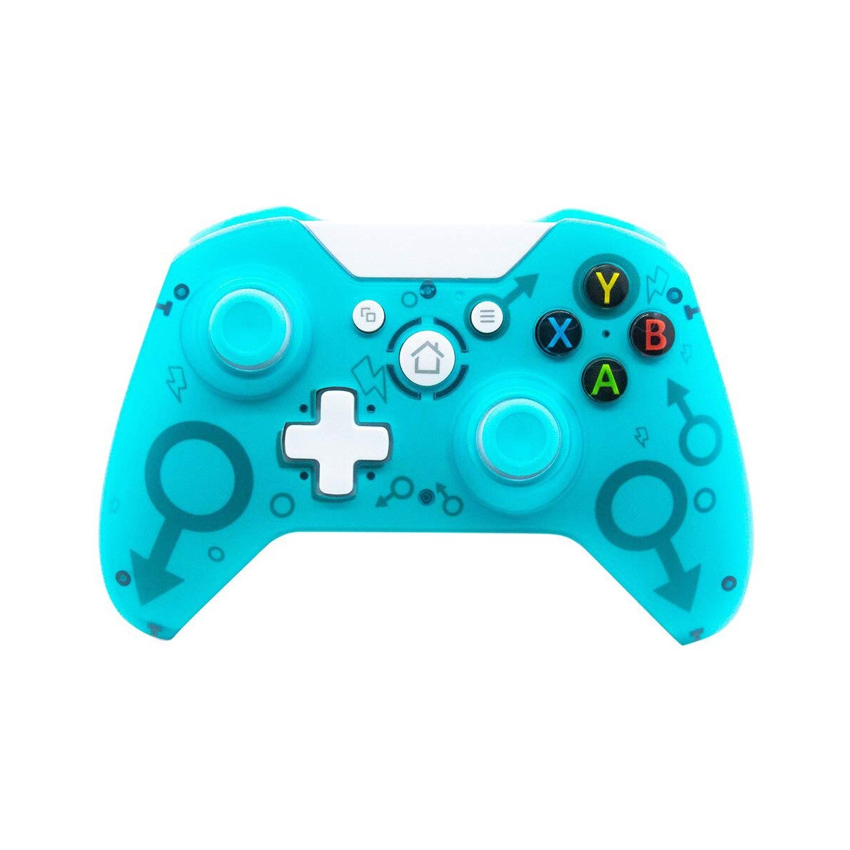 Control Inalambrico Verde USB N-1, Compatible Con Xbox One, Ps3 , Pc 2.4g, Dual Motor Colorful