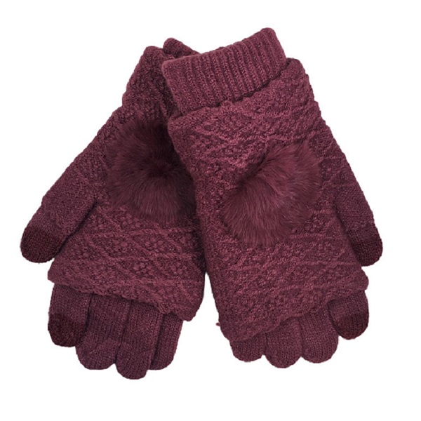 Guantes Tipo Mitones De Dama 