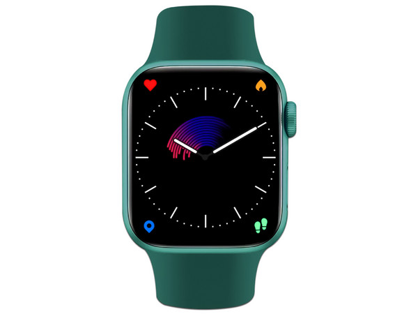 Smart Watch T200 Plus, Pantalla de 1.75", Compatible con iOS y Android, IP67. Color Verde.