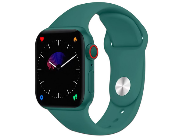 Smart Watch T200 Plus, Pantalla de 1.75", Compatible con iOS y Android, IP67. Color Verde.