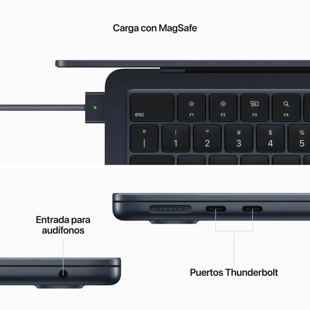 Apple MacBook Air 13 Chip M2 256 Gb Ssd Azul Medianoche