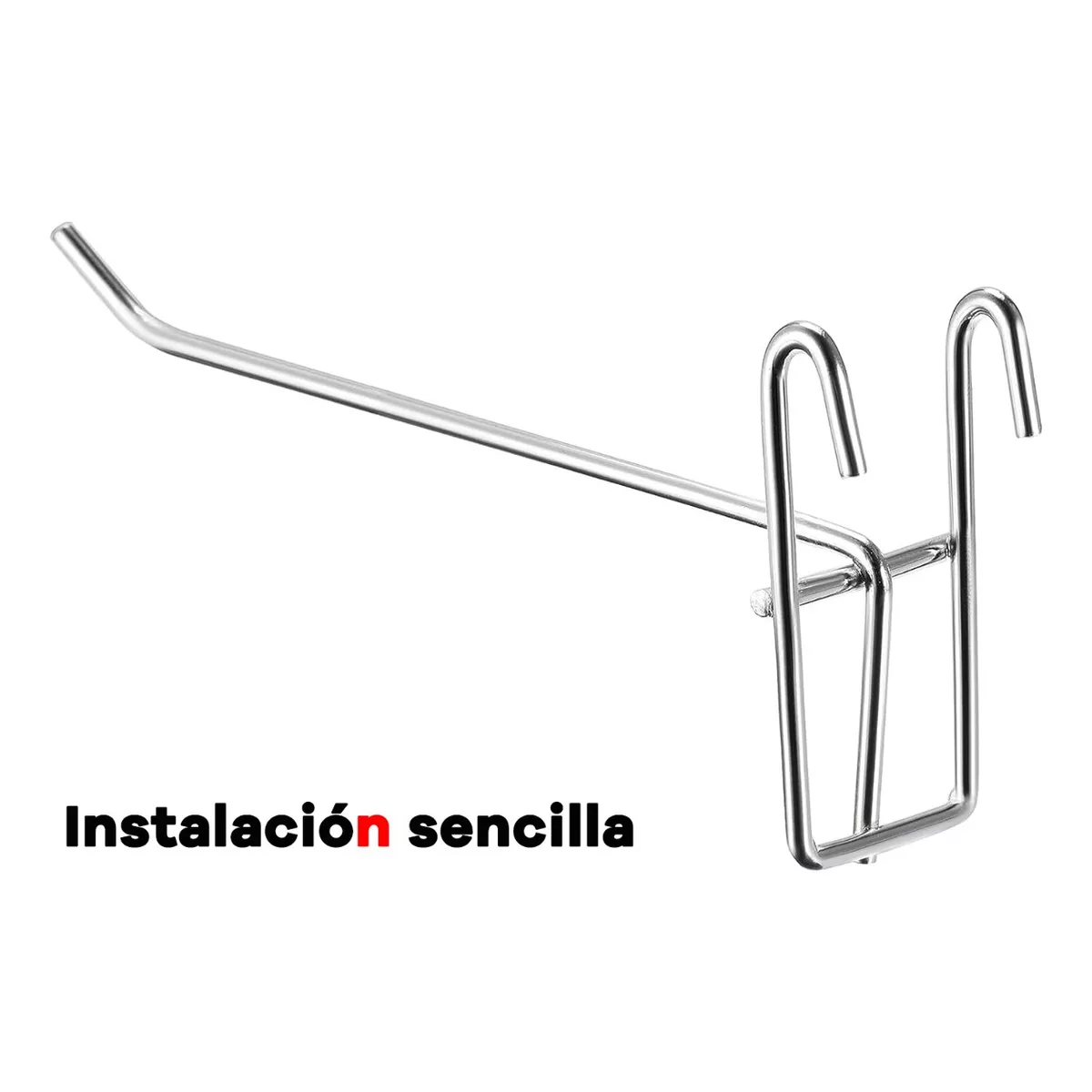 Ganchos Blíster Exhibir Reja Malla 10Cm 50Pzas