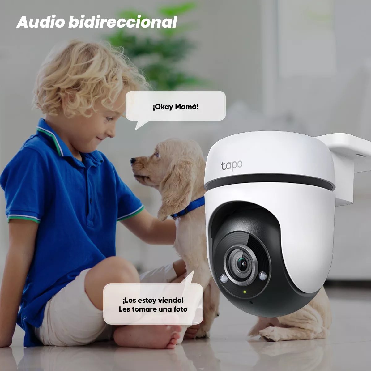 Cámara de seguridad para exteriores TAPO C500 rotación 360°