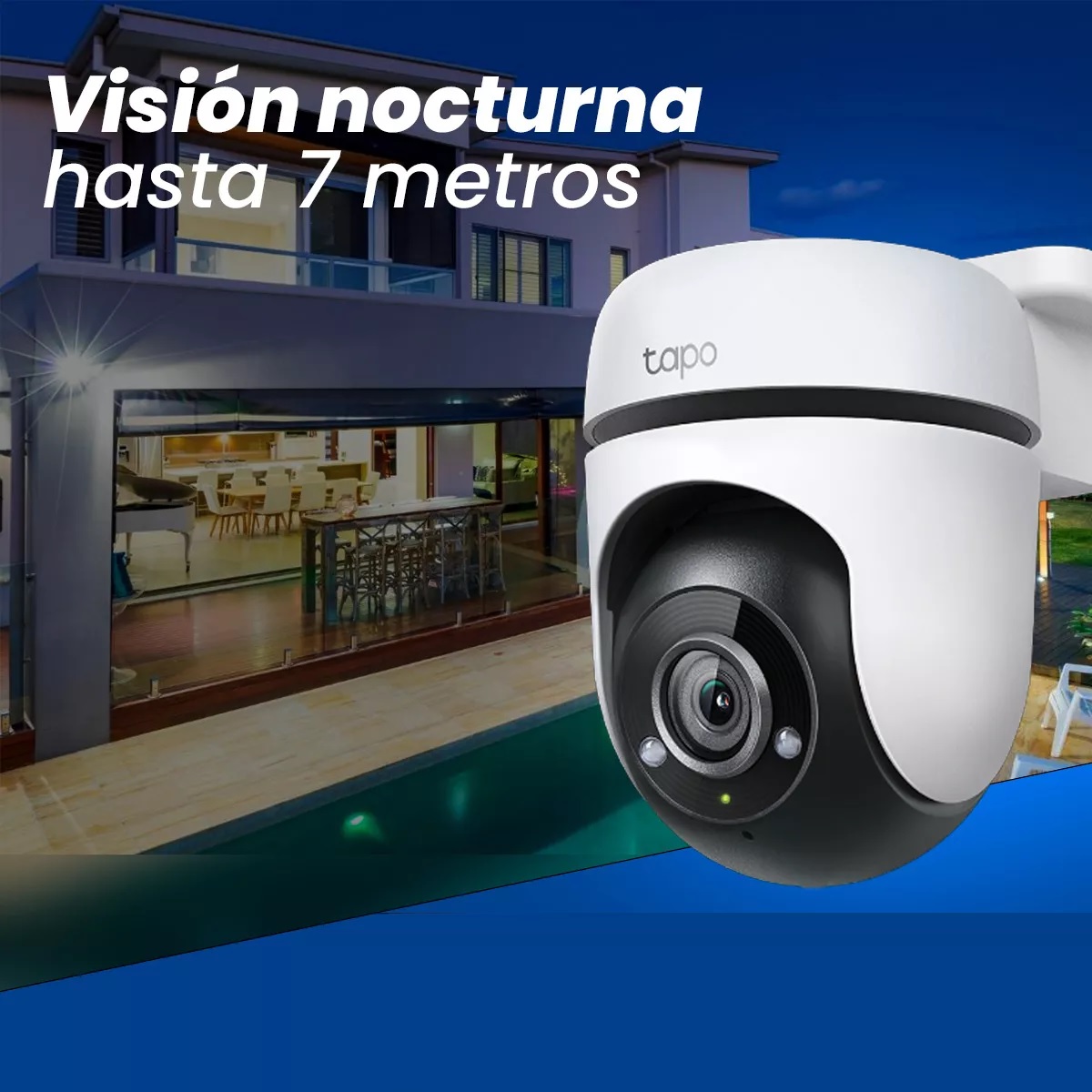 Cámara de seguridad para exteriores TAPO C500 rotación 360°