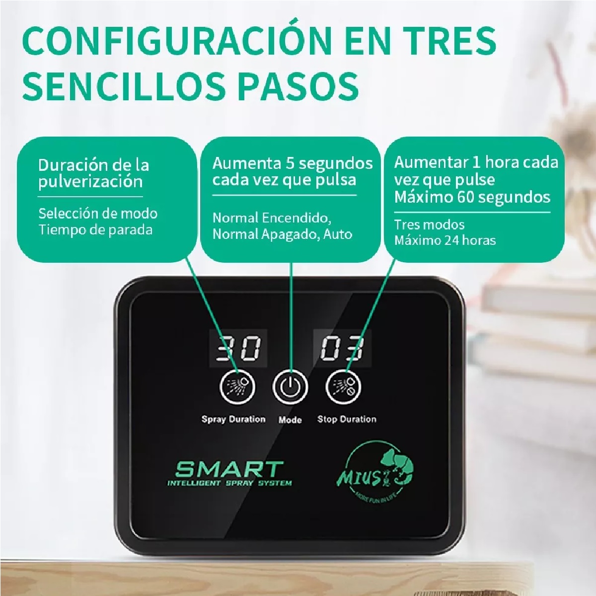 Sistema De Pulverización De Lluvia Nebulización Inteligente