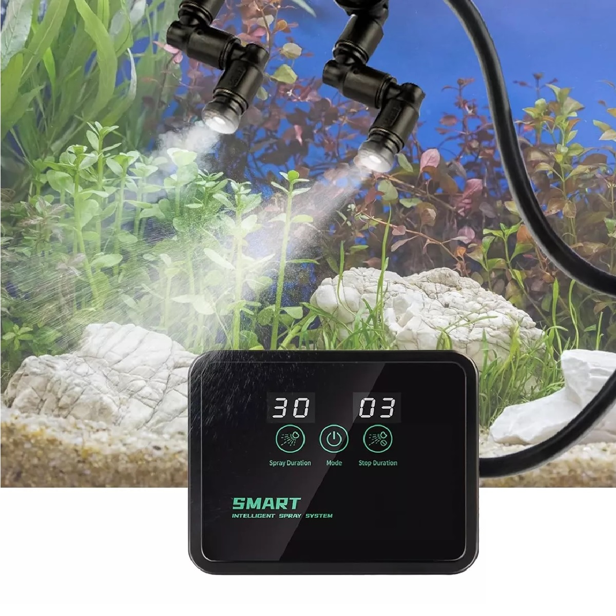 Sistema De Pulverización De Lluvia Nebulización Inteligente