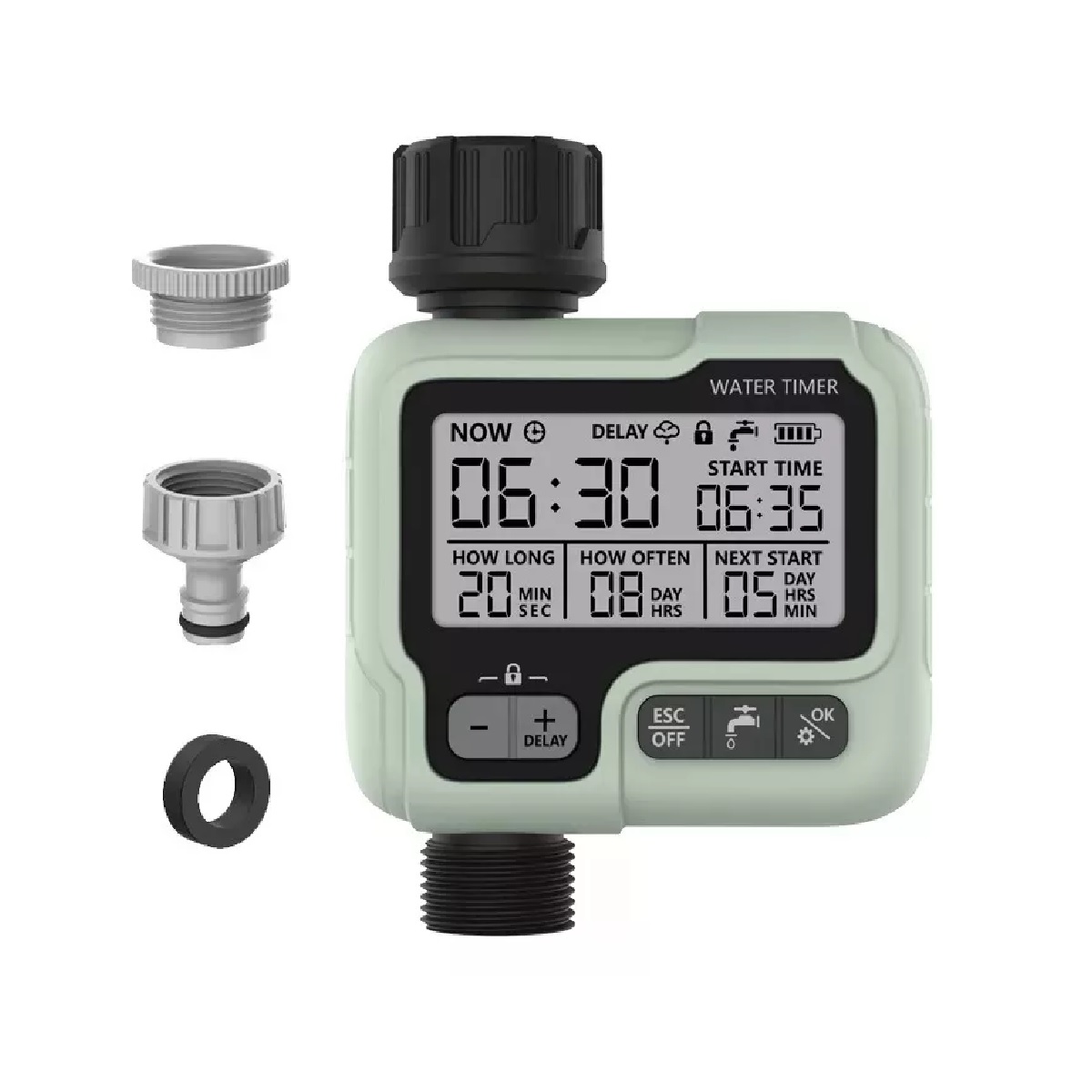 Temporizador De Riego Inteligente Automático Digital Para Jardin
