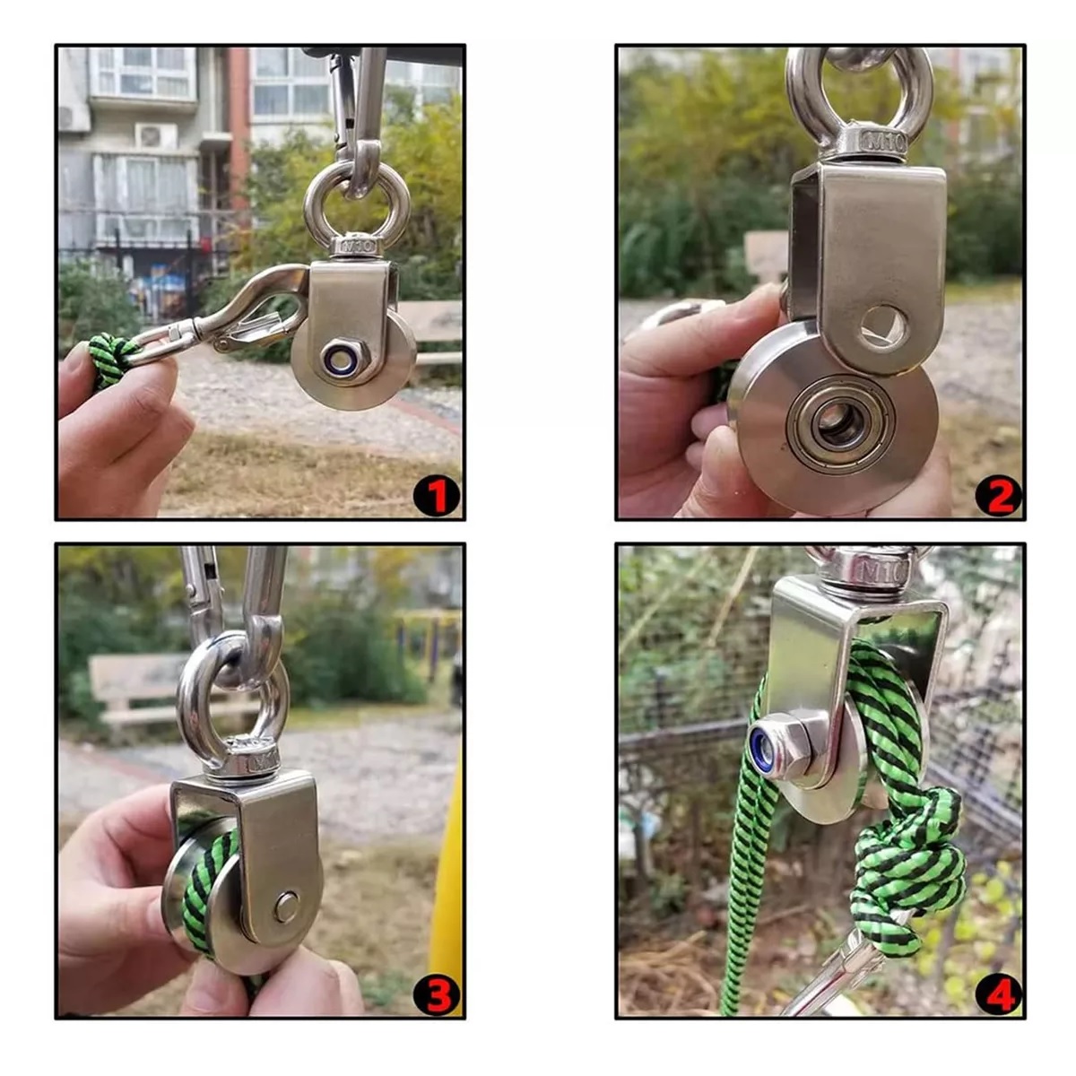 Polea De Carga Con Capacidad Para 0.3 Toneladas 2pcs