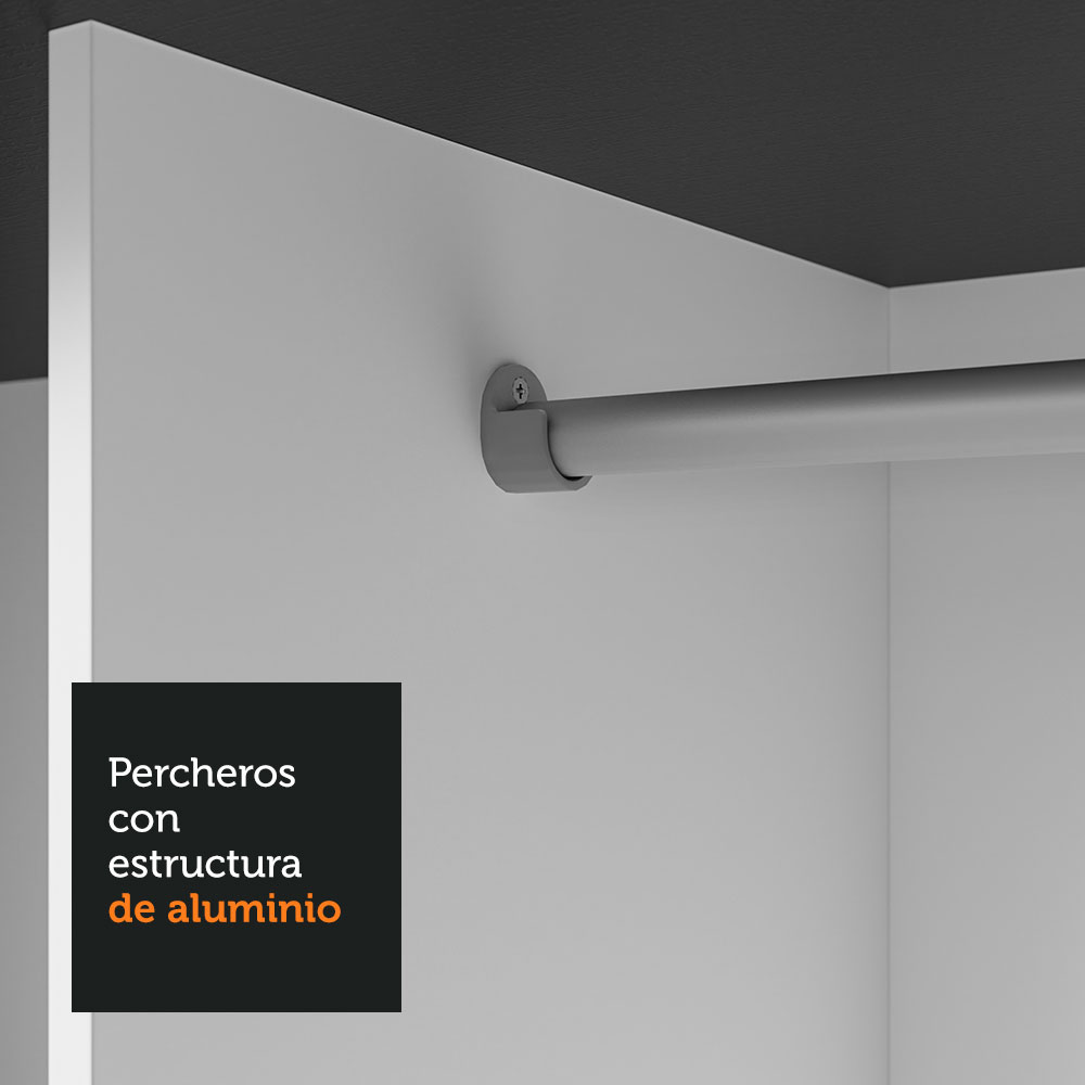 Ropero Closet Madesa 3 Puertas NB 04