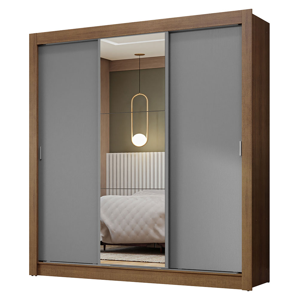 Ropero Closet Madesa 3 Puertas 1 Espejo MG