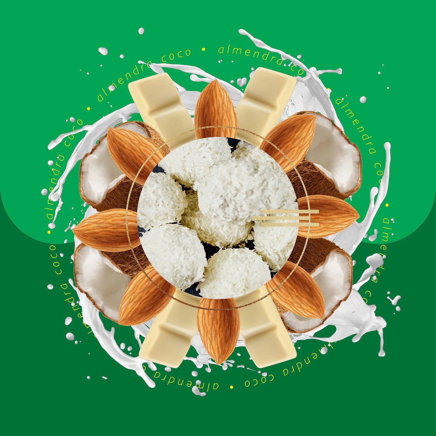 Candy Tales Almendra Coco sin Azúcar Añadida 100 gr c/u - 3 pz
