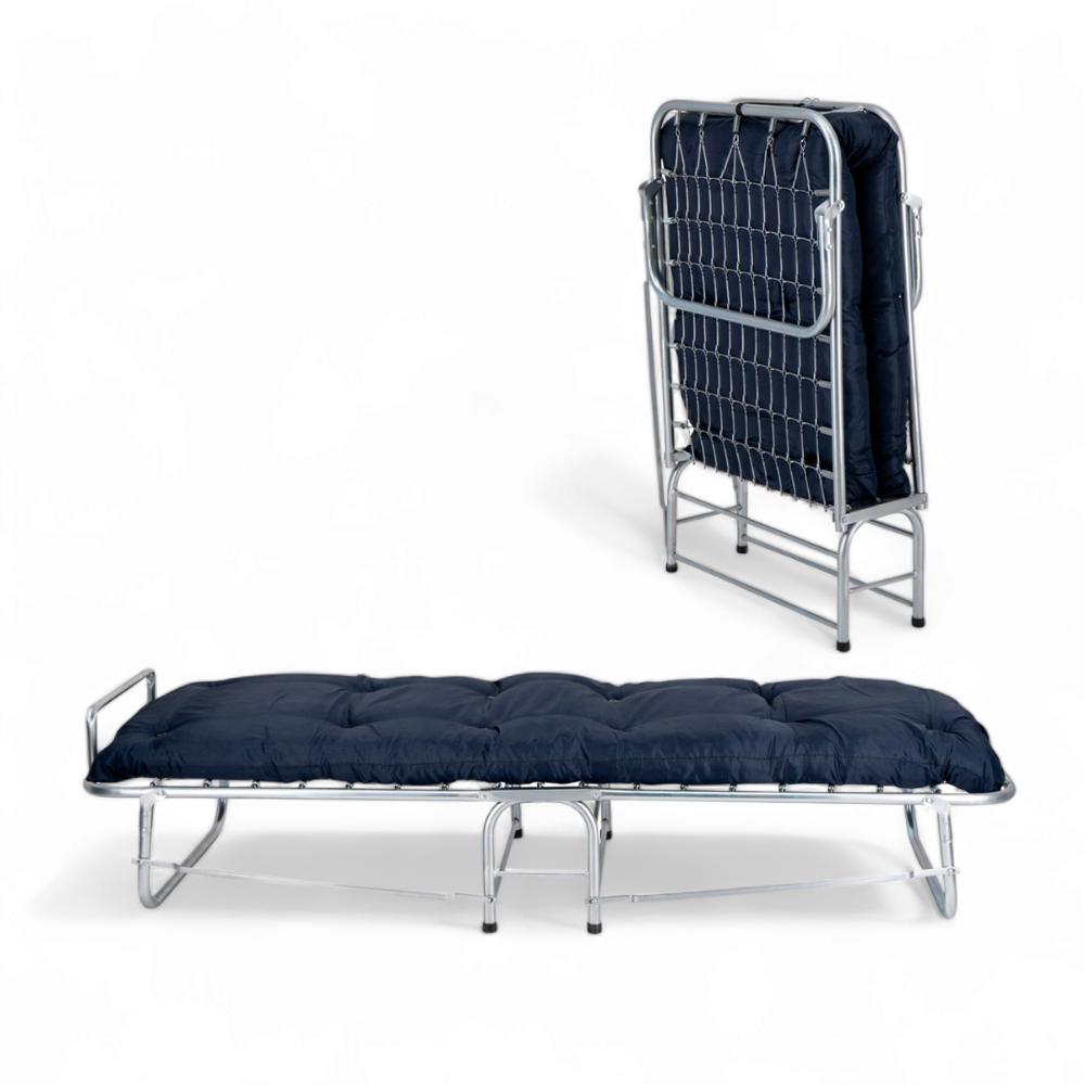 Catre Plegable Malla Metalica Colchoneta Algodón Camping Jaco.