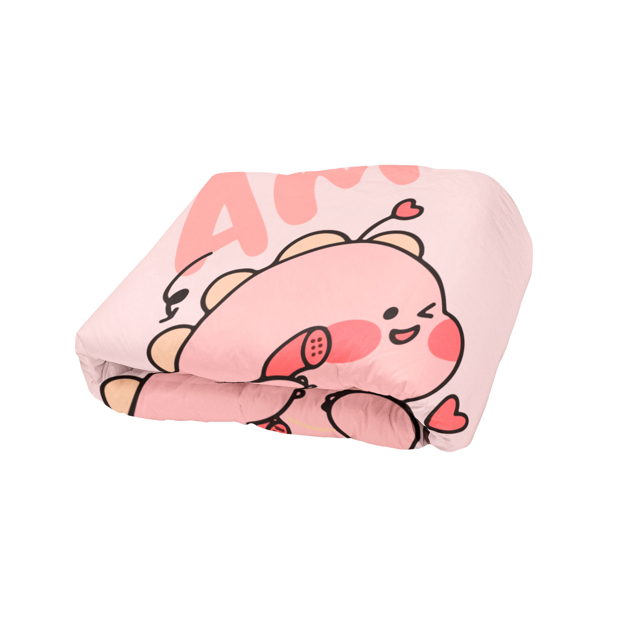 Cobija Manta Frazada Diseño De Dinosaurio Amor Pareja Rosa Ultra Suave Y Ligera Alta Calidad.