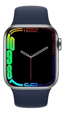 Smart Watch T700 Pro Max, Pantalla de 1.86", Compatible con iOS y Android. Color Azul.