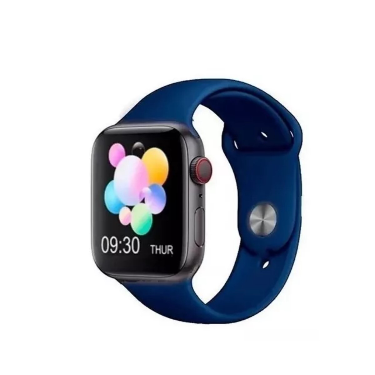 Smartwatch T100 PLUS, Compatible con iOS y Android, Color Azul.