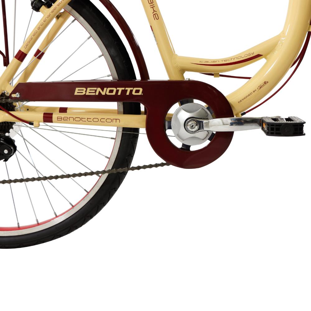 Bicicleta Benotto City Bike Alum FS R26 7V  Dama Crema