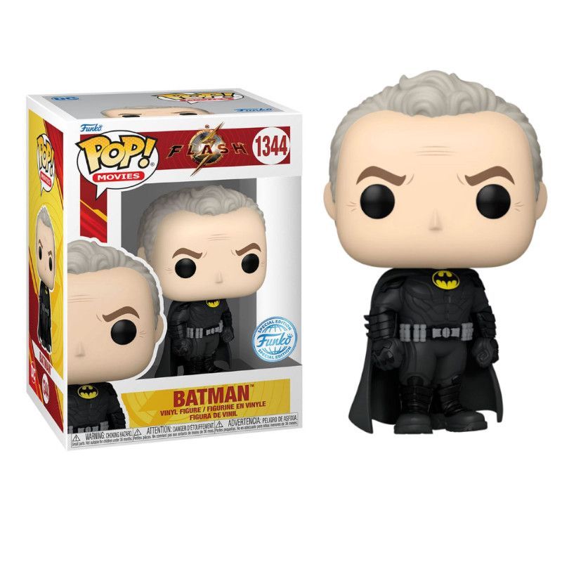 Funko Pop DC Comics The Flash Movie - Batman Michael Keaton Unmasked # 1344