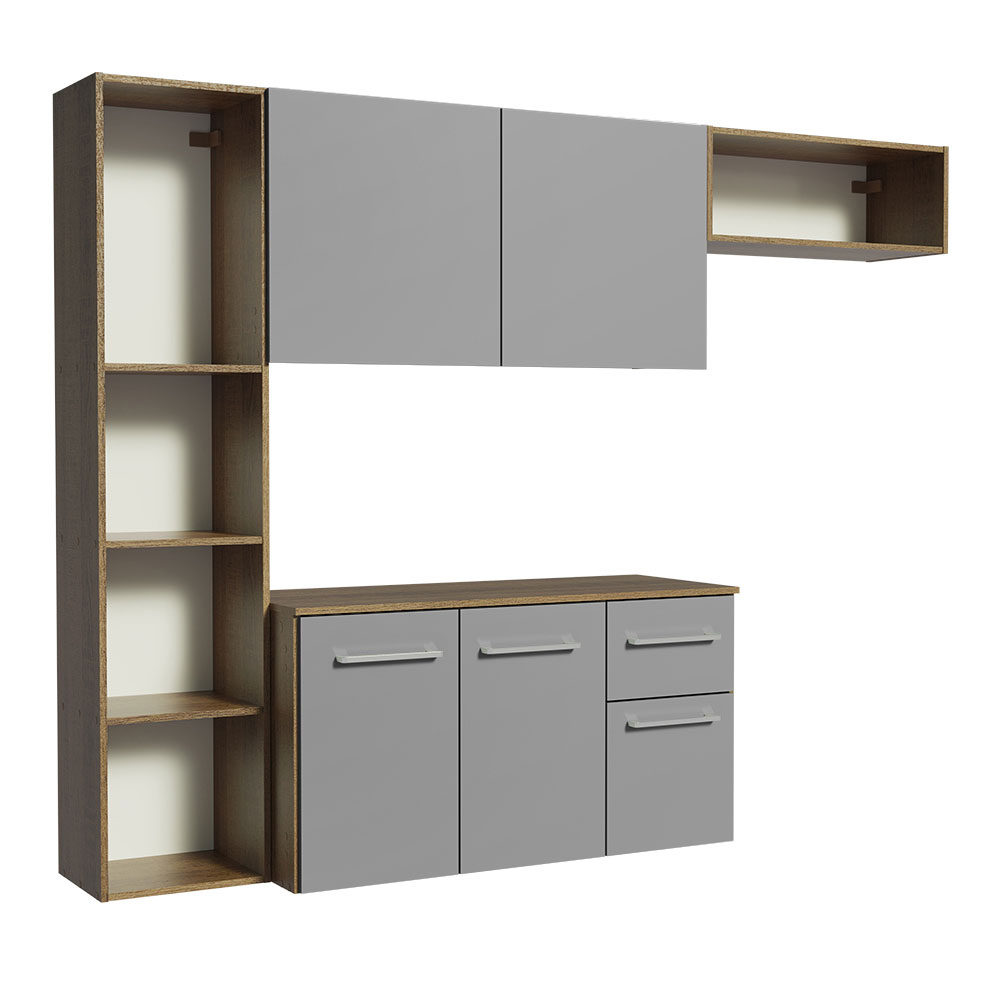 Cocina Integral Completa Modular Madesa Easy 180cm MG