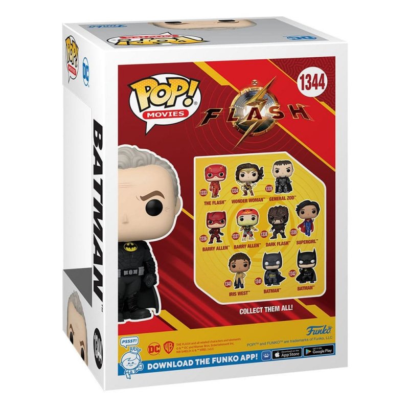 Funko Pop DC Comics The Flash Movie - Batman Michael Keaton Unmasked # 1344
