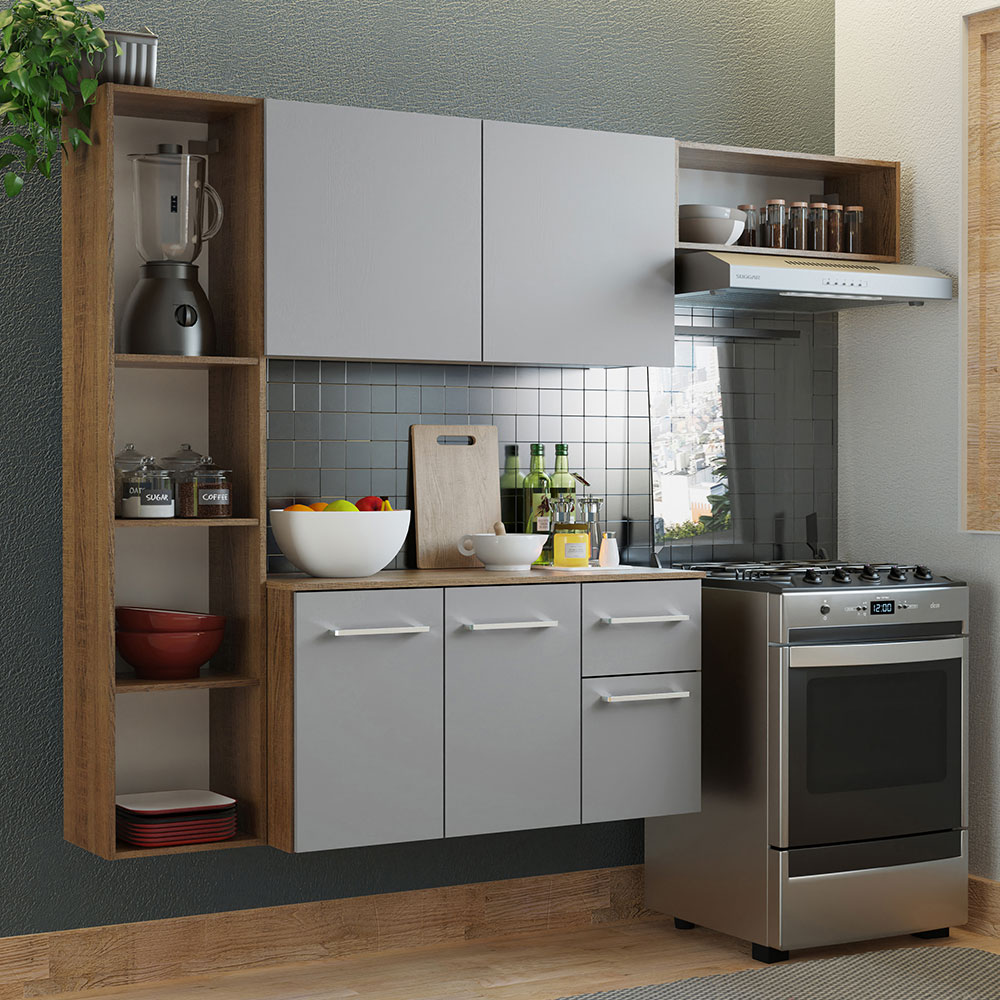 Cocina Integral Completa Modular Madesa Easy 180cm MG