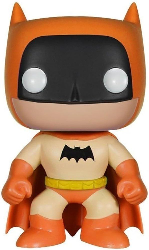 Funko Pop DC Super Heroes Orange Batman #01 Entertainment Earth With Protector