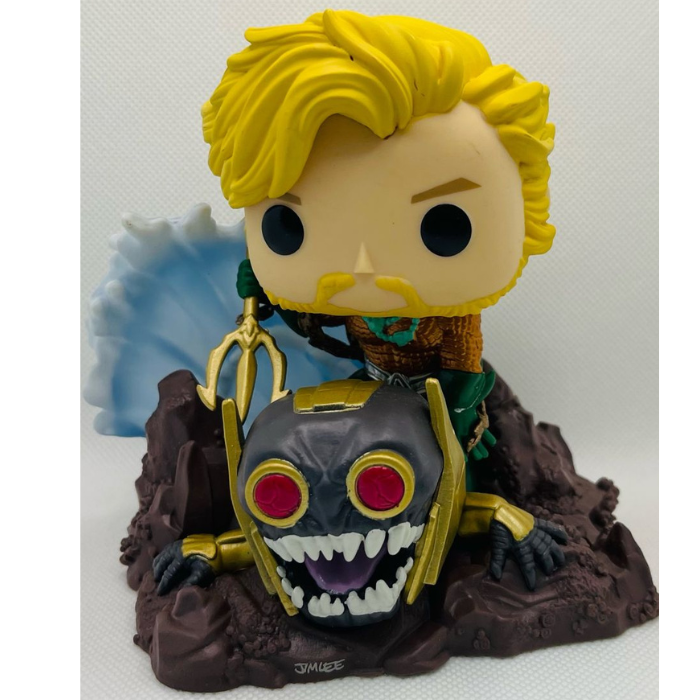Funko Pop Deluxe Heroes #254 Aquaman (Jim Lee DC Collection) GameStop Exclusive
