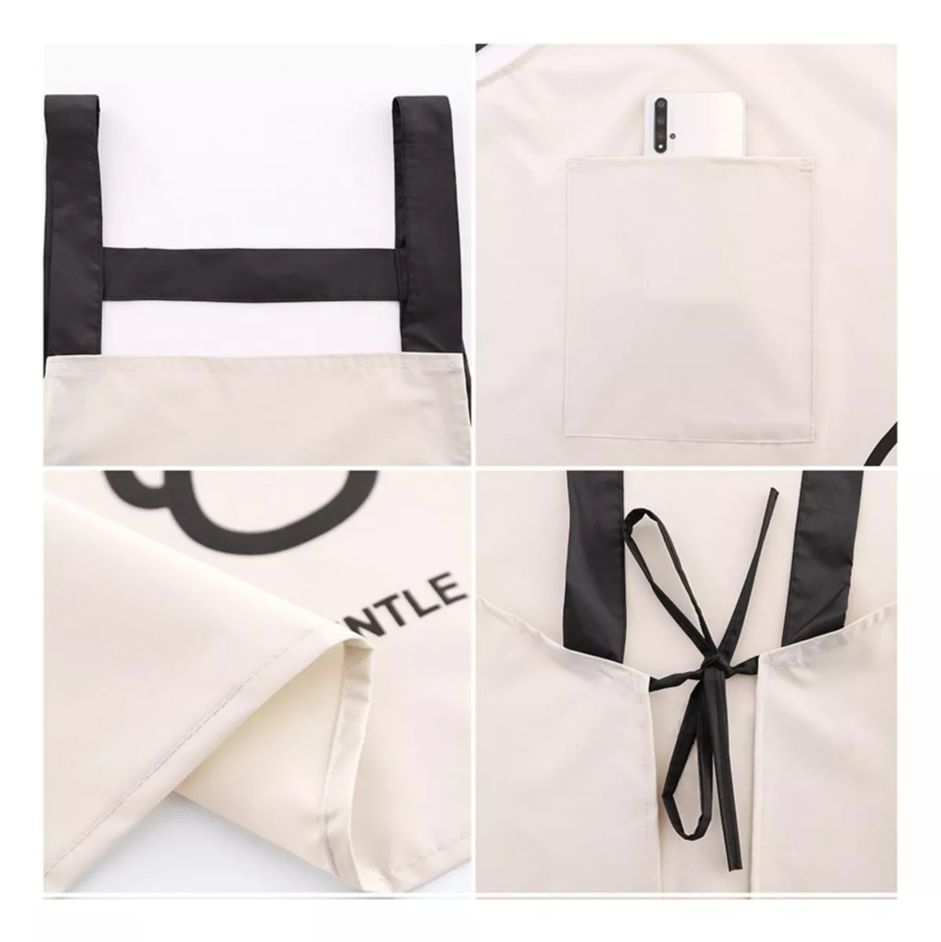 2 Mandiles Delantales De Cocina Chef Ajustable Impermeable