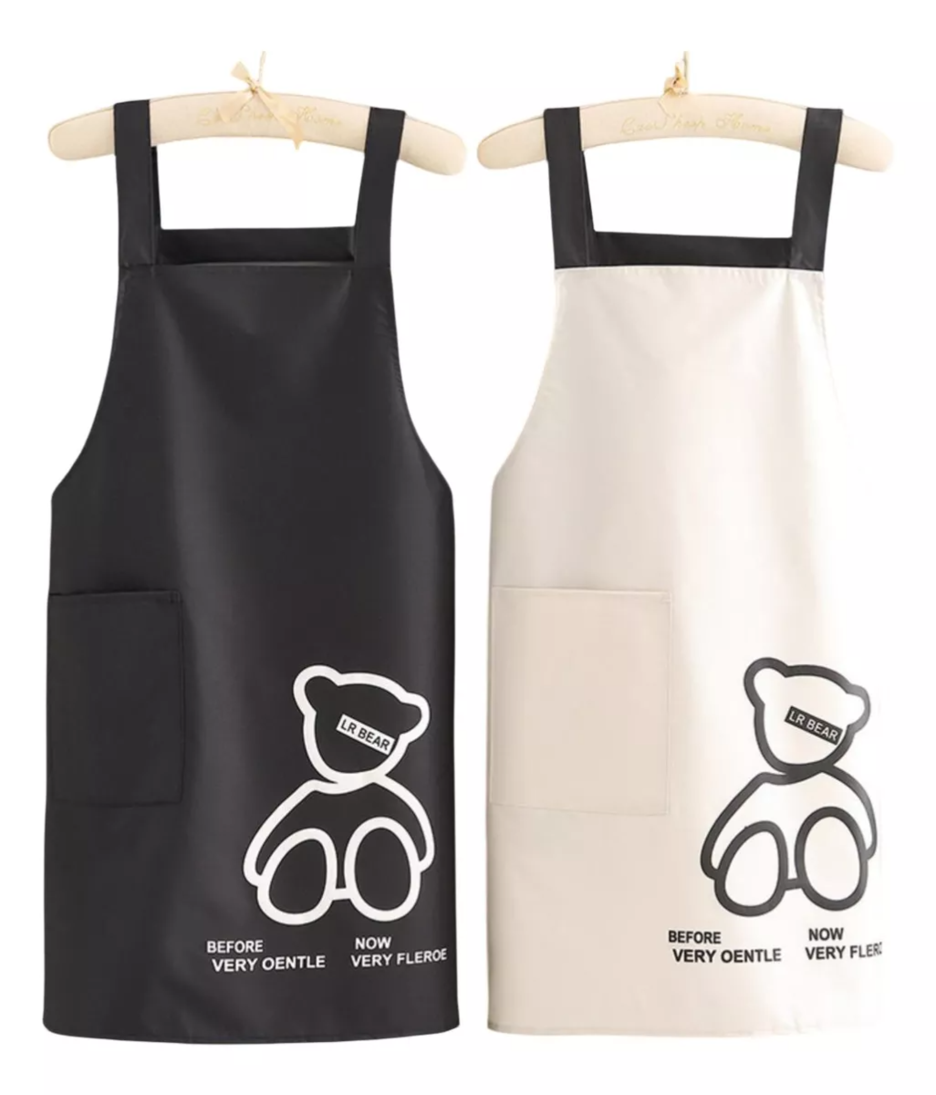 2 Mandiles Delantales De Cocina Chef Ajustable Impermeable