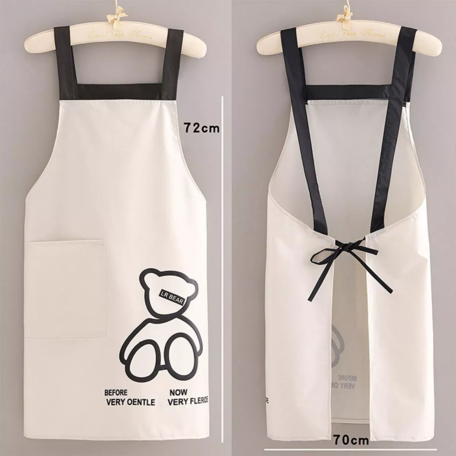 2 Mandiles Delantales De Cocina Chef Ajustable Impermeable