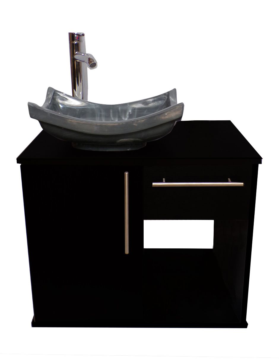 Gabinete Para Baño Con Lavabo AGATHA Con Lampara Y Espejo