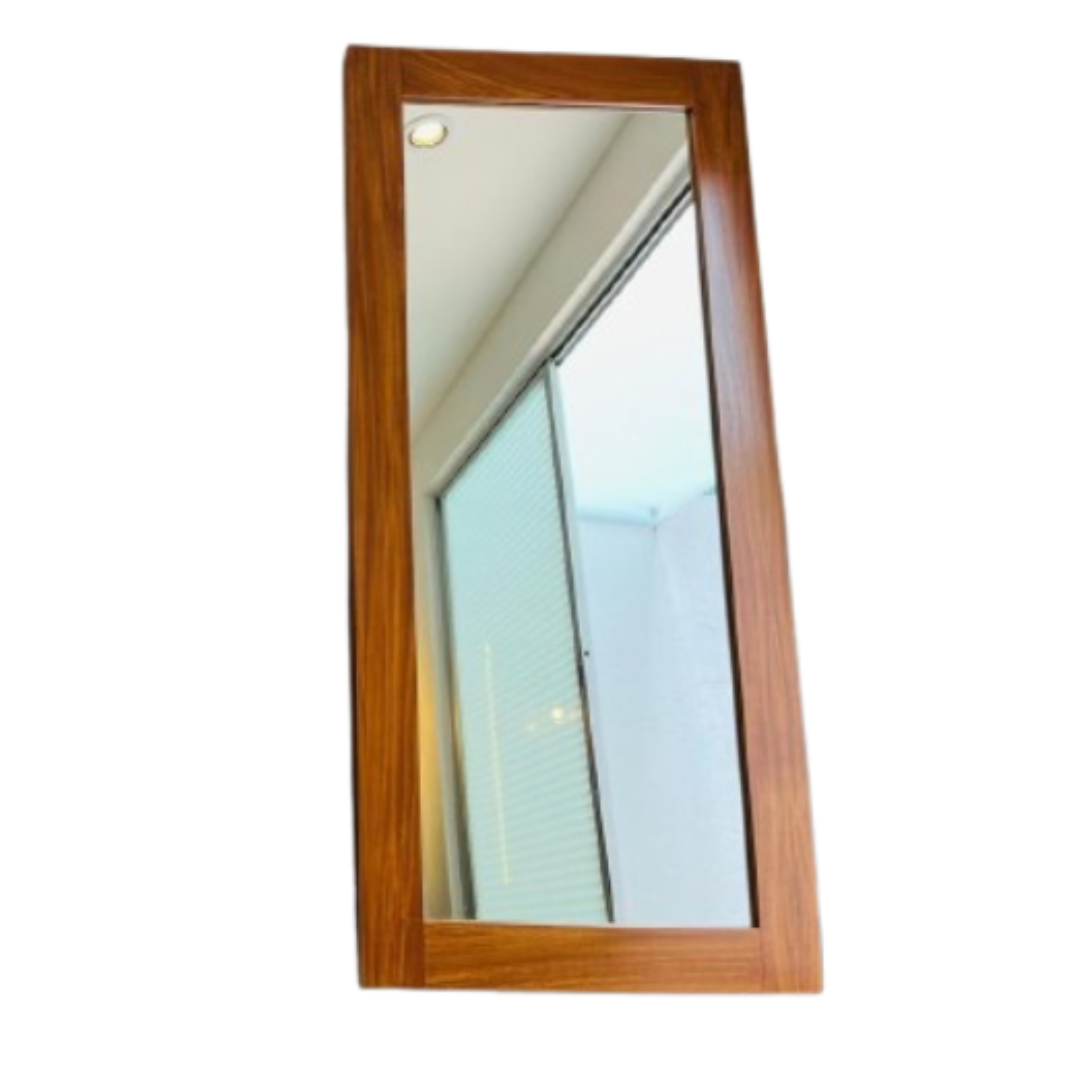 Juego de Cajonera de 6 Cajones de Madera Parota con Espejo para Colgar o de Piso.