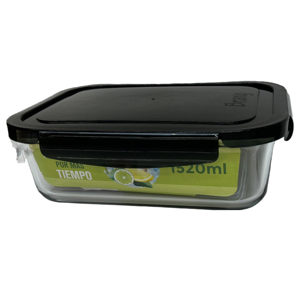 Recipiente Hermético de Vidrio Multiusos 1.52L Brang