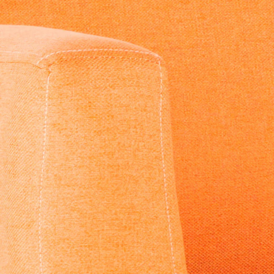 Sofá de 2 plazas con Tapizado Color Durazno. Estructura de Madera Sólida
