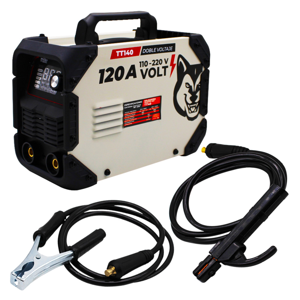 Soldadora Inversora Husky Titanium 120 Amp 110/220 Mma Tt140