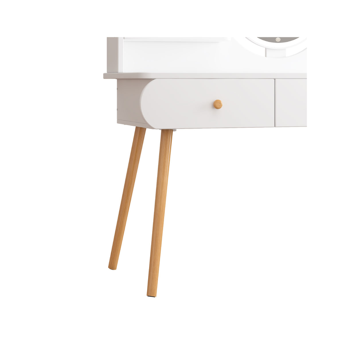 Buro Tocador Espejo Con Foco Comoda Minimalista Recamara