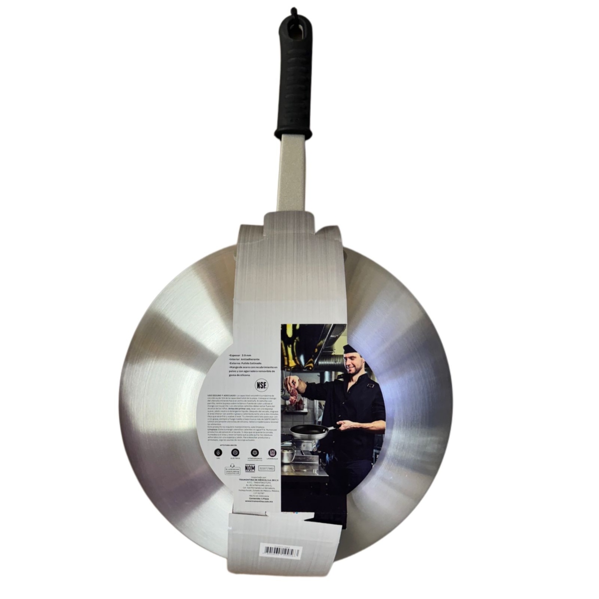 Sartén Wok Profesional Tramontina 32207/983 30CM Aluminio ENDY2