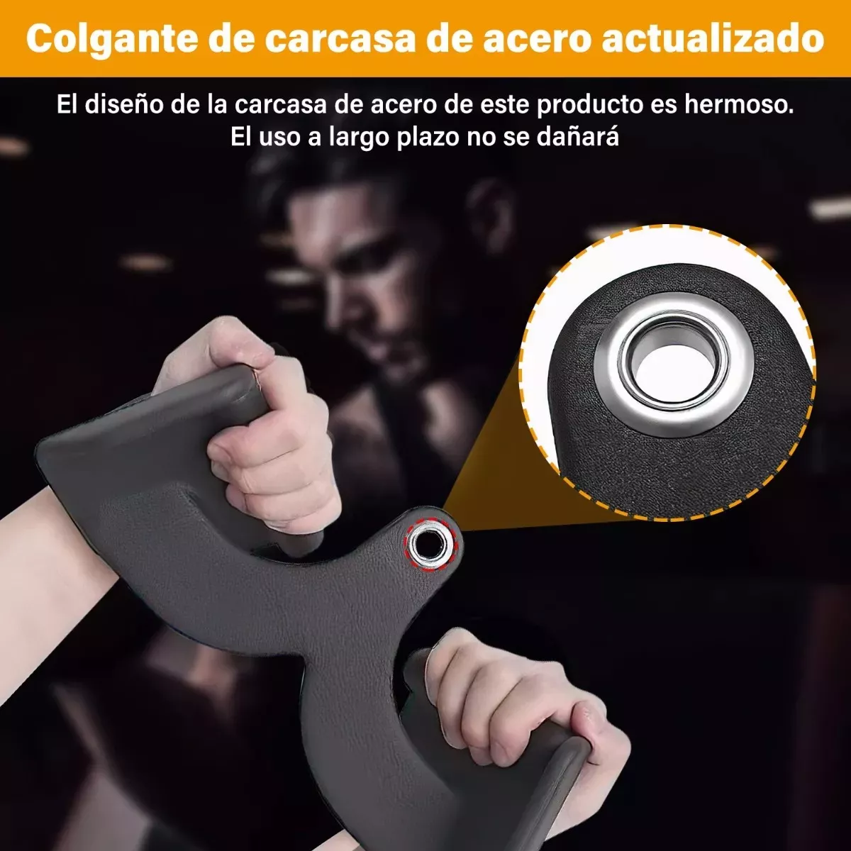 Kit Agarre Jalon Remo Grip Polea Espalda Ejercicio Gym 5 Pcs